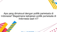 Politik Pariwisata: Membangun Citra, Memperebutkan Pasar, dan Memajukan Daerah