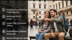 Cara Menghemat Penggunaan Data Roaming Saat Sedang Traveling di Luar Negeri Tanpa Ganti Kartu