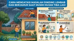 Cara Mengatasi Masalah Dinding Lembab Dan Berjamur Saat Musim Hujan Tiba Lagi